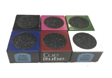 Cue Cube original Nickel shape 6-pack
