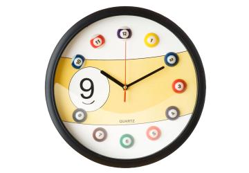 Wandklok 9-ball Quartz
