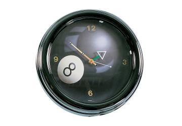 Wandklok 8-ball Neon
