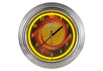 Wandklok 9-ball Neon