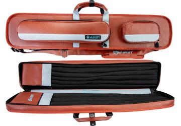 Cuebag Molinari Retro redbrown - bluegrey 3B/6S