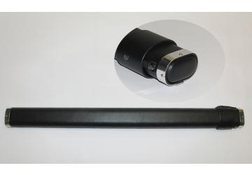 koker ovaal Luxus 1B/1S zwart