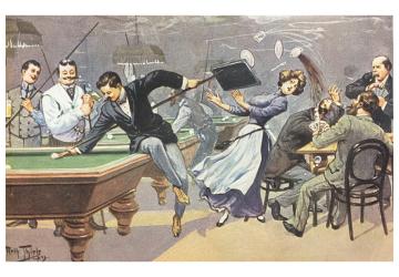 poster 'Falling Lady'