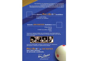 Simonis PRECISHOT bandlaken, breedte 48 cm