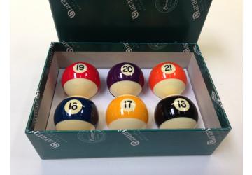 Aramith pool ballen 57.2 mm 'Baseball' nr. 16-21