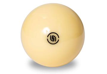 bal wit 57,2 mm Super Aramith Black logo