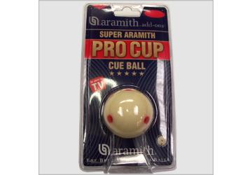 bal wit met rode stippen, Pro Cup cue ball 57.2 mm