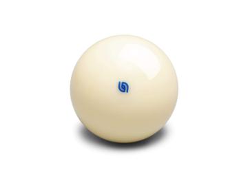 bal wit 57,2 mm Premium blue logo