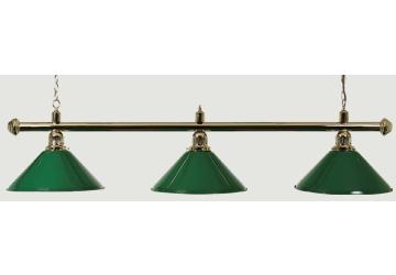 stanglamp met 3 x groene kap
