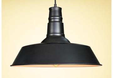 Lamp industrial #3 36 cm zwart (mat)