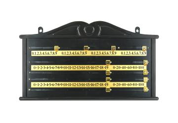 scorebord snooker 4 spelers economy