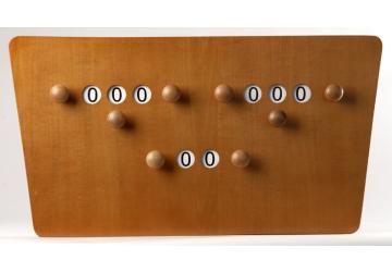 standaard scorebord 2 spelers vlinder