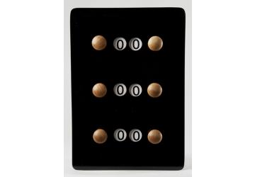 Zwart scorebord 3 spelers klein