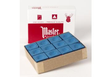 Master doosje 12 krijtjes blauw