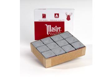 Master doosje 12 krijtjes Grijs