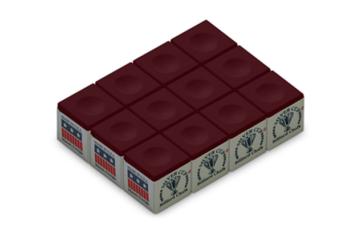 Silver Cup doosje 12 krijtjes Wijnrood