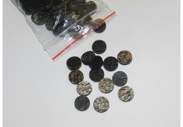 diamond Mother of Pearl rond 12,7mm